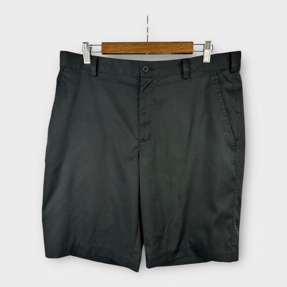 Nike Mens size 34 Black Golf Tech Shorts Dri Fit Casual  330239 - Picture 1 of 8